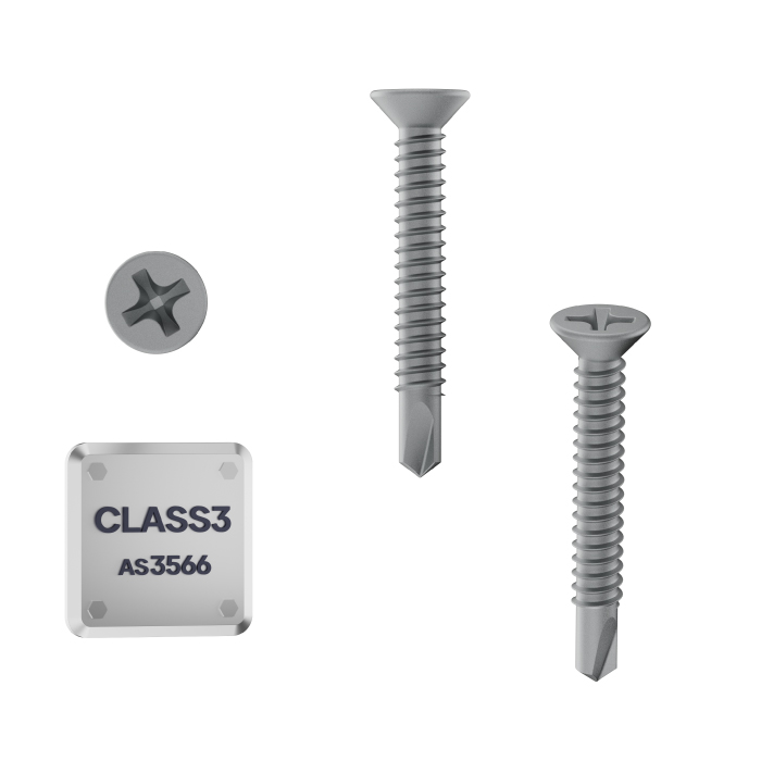 Countersunk-(Flat)-Head-Self-Drilling-Screw-class3