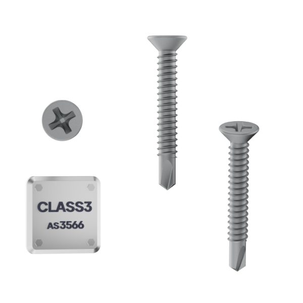 Countersunk-(Flat)-Head-Self-Drilling-Screw-class3